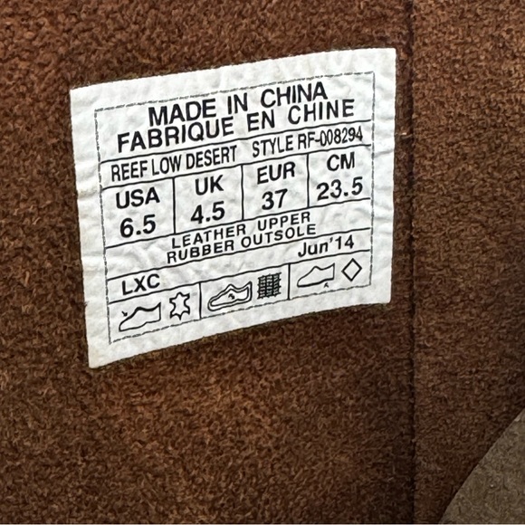 Reef leather Women’s ankle booties brown suede size 6.5 - Picture 7 of 10